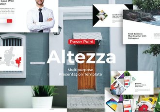 极简风格企业介绍PPT模板 - 顶尖PPT