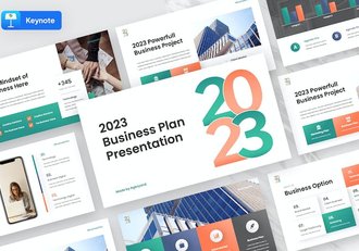 商业计划融资路演讲述Keynote模板 - 顶尖PPT