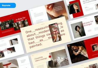 创意工作室作品展示Keynote模板 - 顶尖PPT