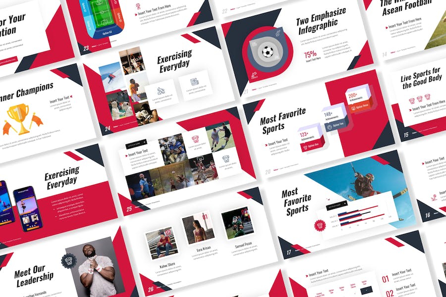 体育竞技颁奖典礼推介PPT模板 - 顶尖PPT