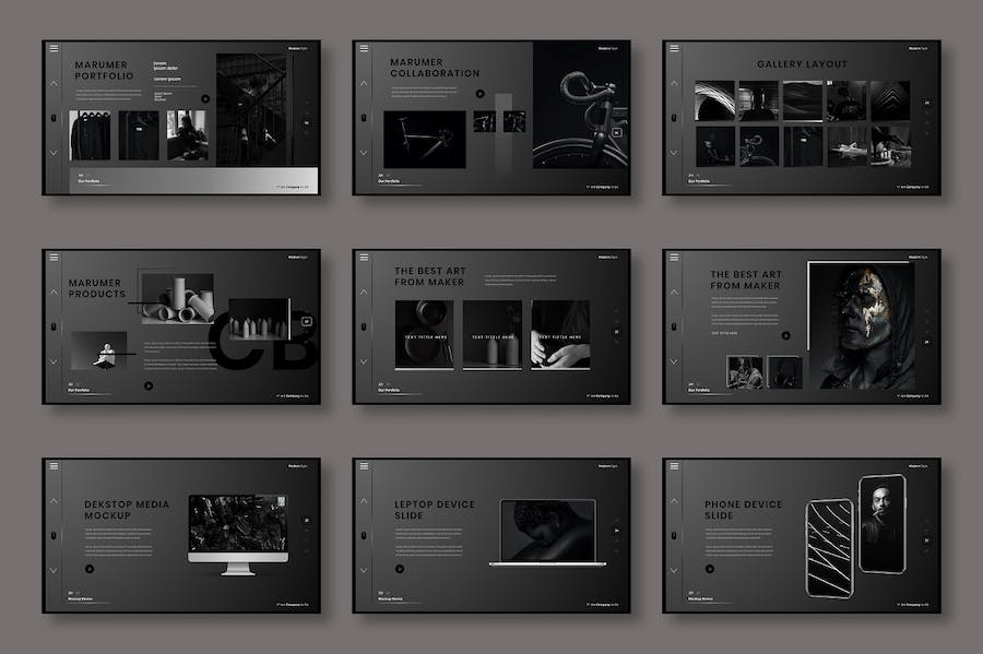 销售团队业绩展示创业计划Keynote模板 - 顶尖PPT