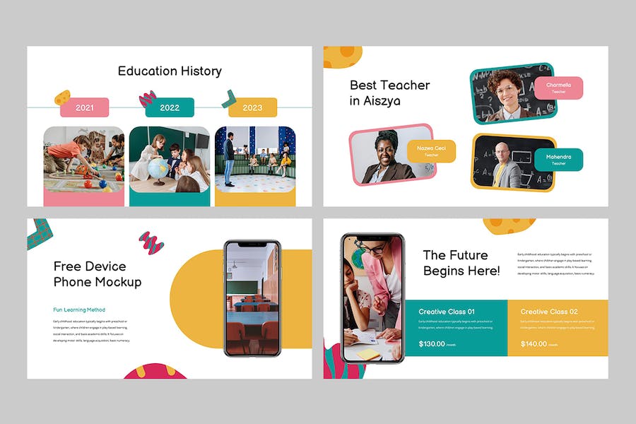 教育机构课程展示PPT模板 - 顶尖PPT