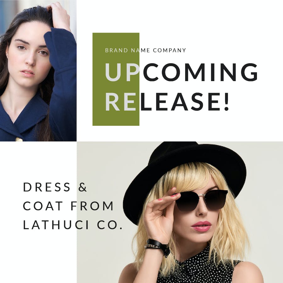 Instagram风格美食摄影作品集PPT模板 - 顶尖PPT