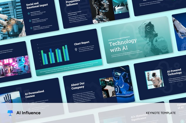人工智能影响力keynote模板 - 顶尖PPT