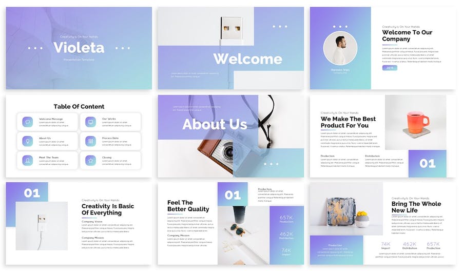 创意品牌设计推介企业视觉营销展示方案Keynote模板 - 顶尖PPT