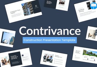 创意工程建造工地建筑年计划总结汇报主题keynote模板 - 顶尖PPT