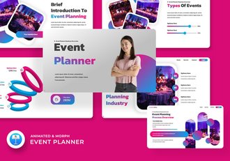 新拟态风格活动策划keynote动画模板 - 顶尖PPT