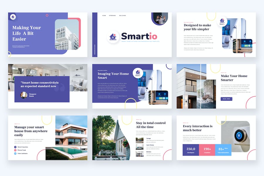 智能家居自动化keynote模板 - 顶尖PPT