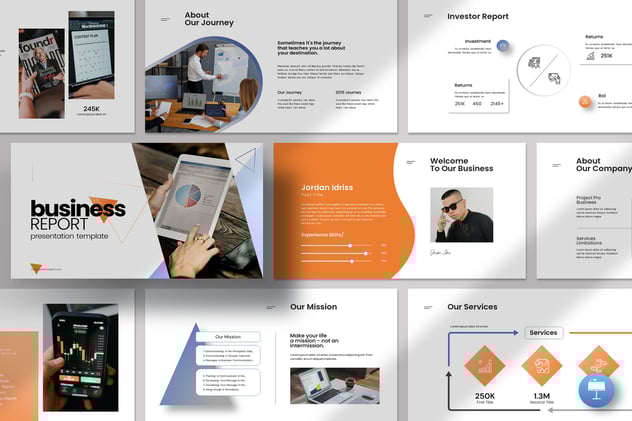 商业业务工作总结报告Keynote模板 - 顶尖PPT