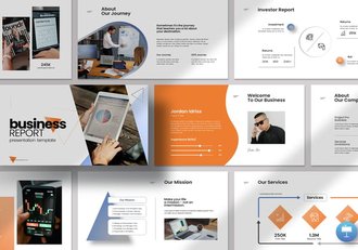 商业业务工作总结报告Keynote模板 - 顶尖PPT