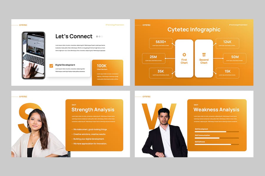 科技IT互联网创业项目推介Keynote模板 - 顶尖PPT