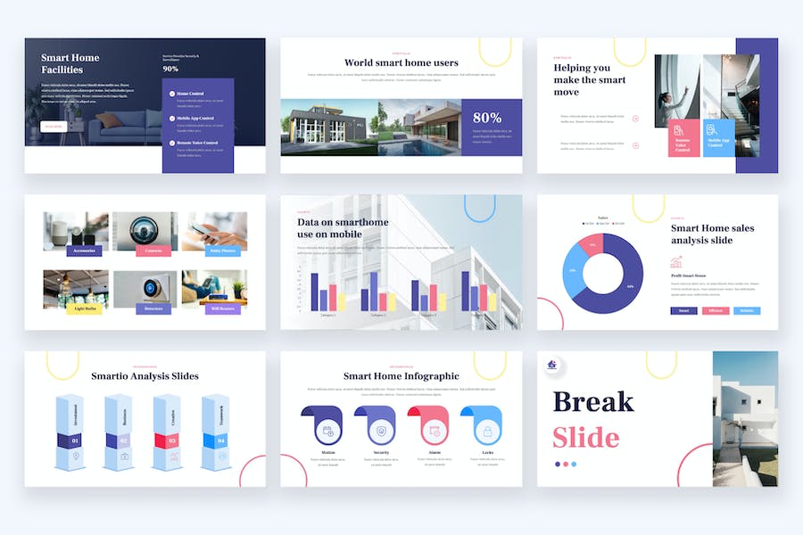 智能家居自动化keynote模板 - 顶尖PPT