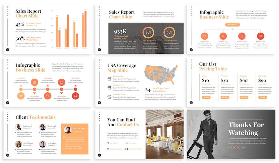 时尚服装品牌推广展示Keynote模板 - 顶尖PPT