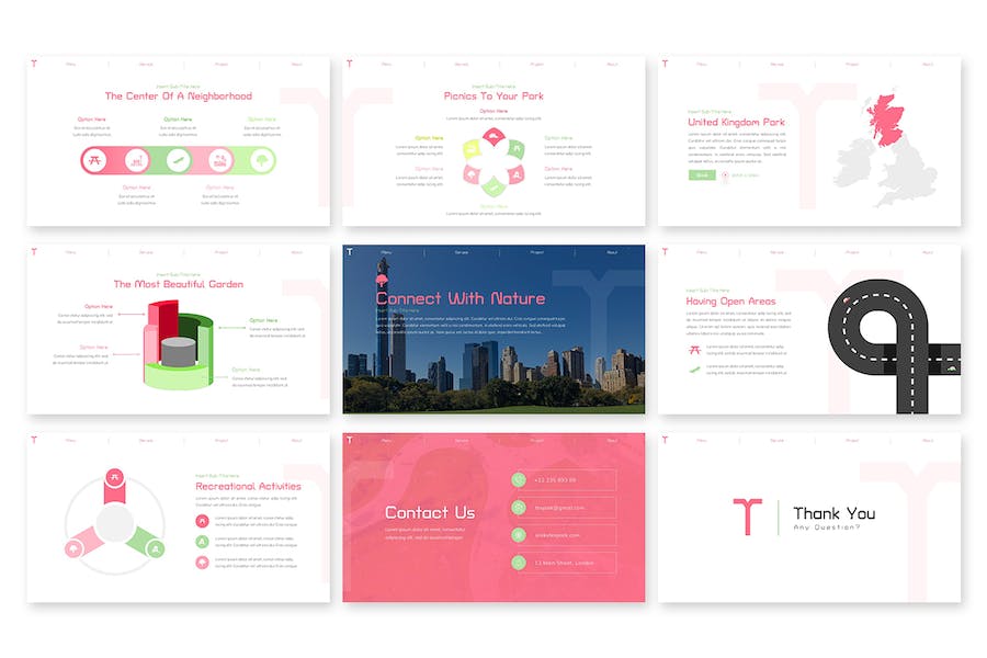 城市公园绿化环保主题通用模板 - 顶尖PPT