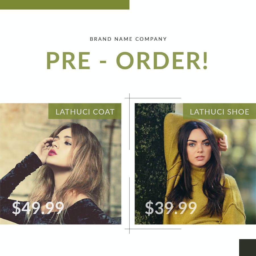 Instagram风格美食摄影作品集PPT模板 - 顶尖PPT