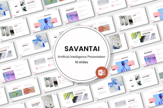 人工智能虚拟限时PPT模板 - 顶尖PPT