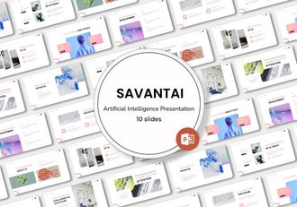 人工智能虚拟限时PPT模板 - 顶尖PPT