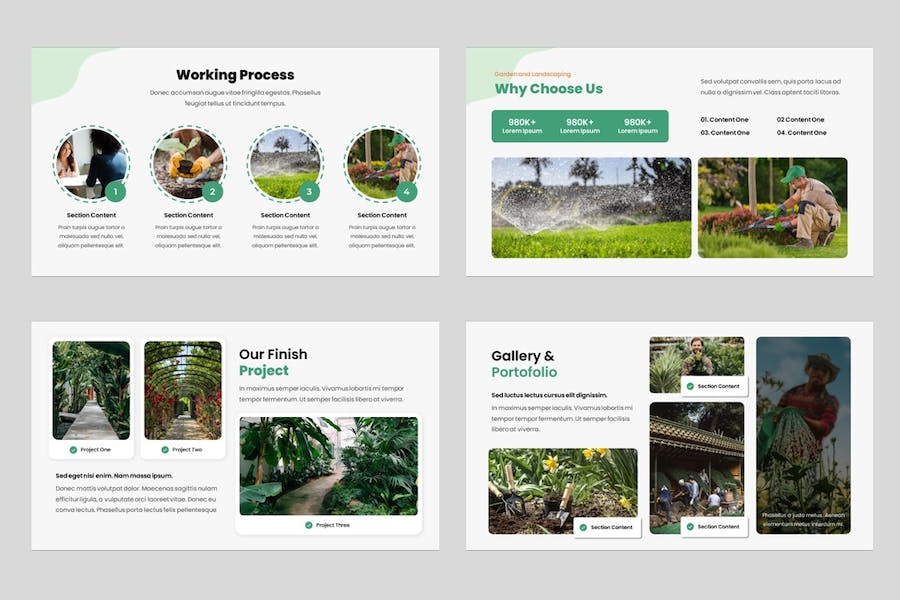 园林景观设计讲述展示方案规划实现Keynote模板 - 顶尖PPT