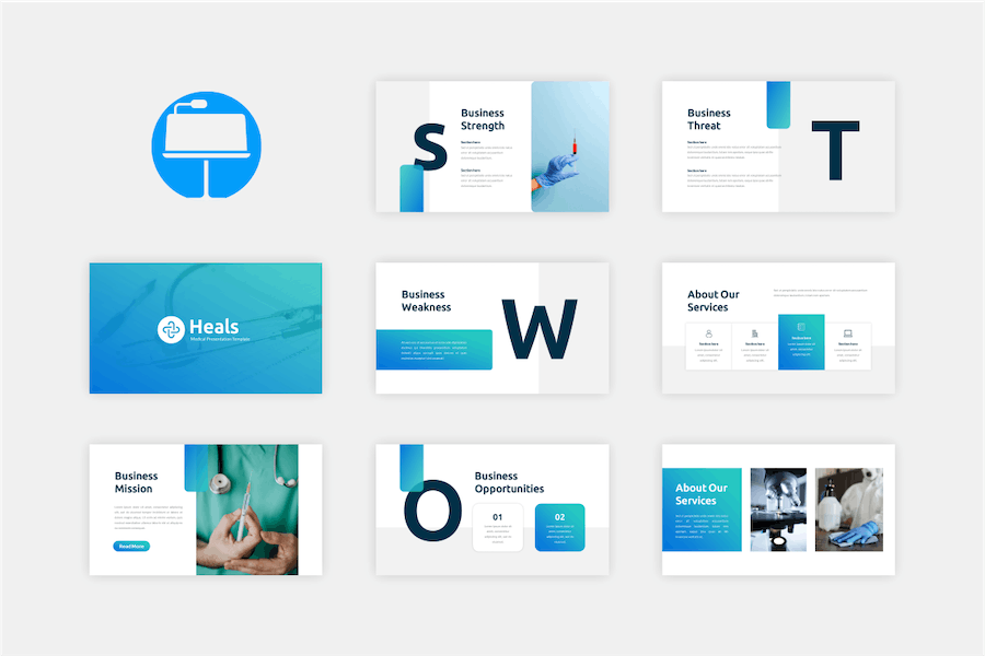 医疗诊疗讲述展示方案Keynote模板 - 顶尖PPT
