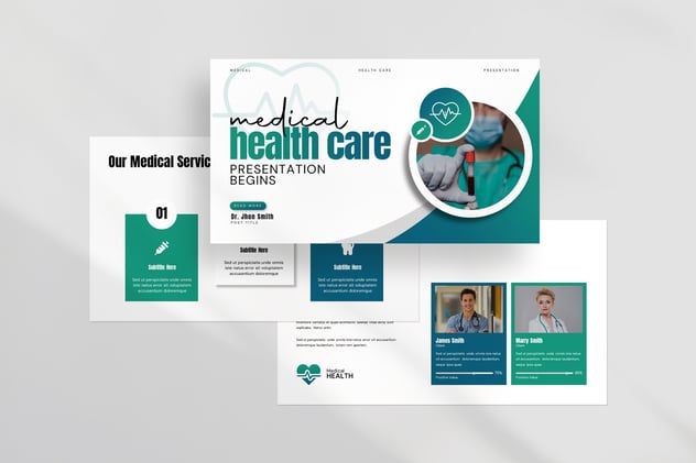 医院宣传医学学术会议报告PPT模板 - 顶尖PPT