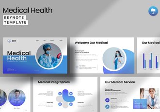 医学研究报告医疗机构介绍项目汇报keynote模板 - 顶尖PPT