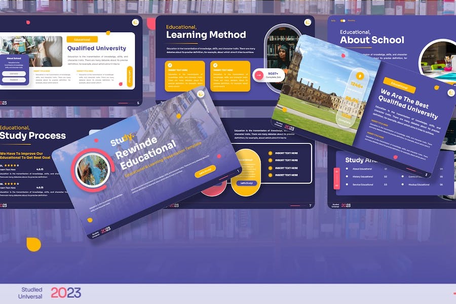 教育培训大学招生宣传PPT模板 - 顶尖PPT