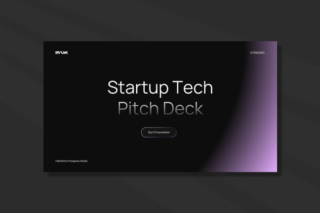 科技初创公司投资推介PPT模板 - 顶尖PPT