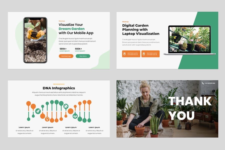 园林景观设计讲述展示方案规划实现Keynote模板 - 顶尖PPT