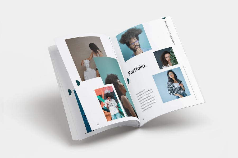 时尚杂志风格展示Keynote模板 - 顶尖PPT