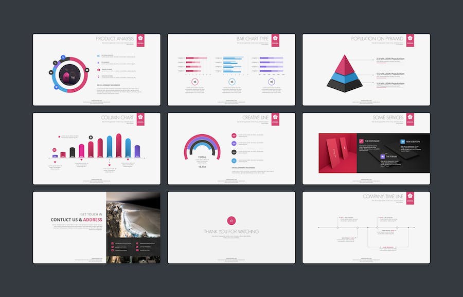 创意商业合作年计划总结汇报通用keynote模板 - 顶尖PPT