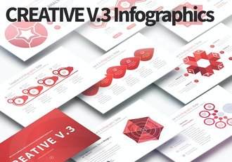 国外创意信息图形流程图箭头指向PPT模板 - 顶尖PPT