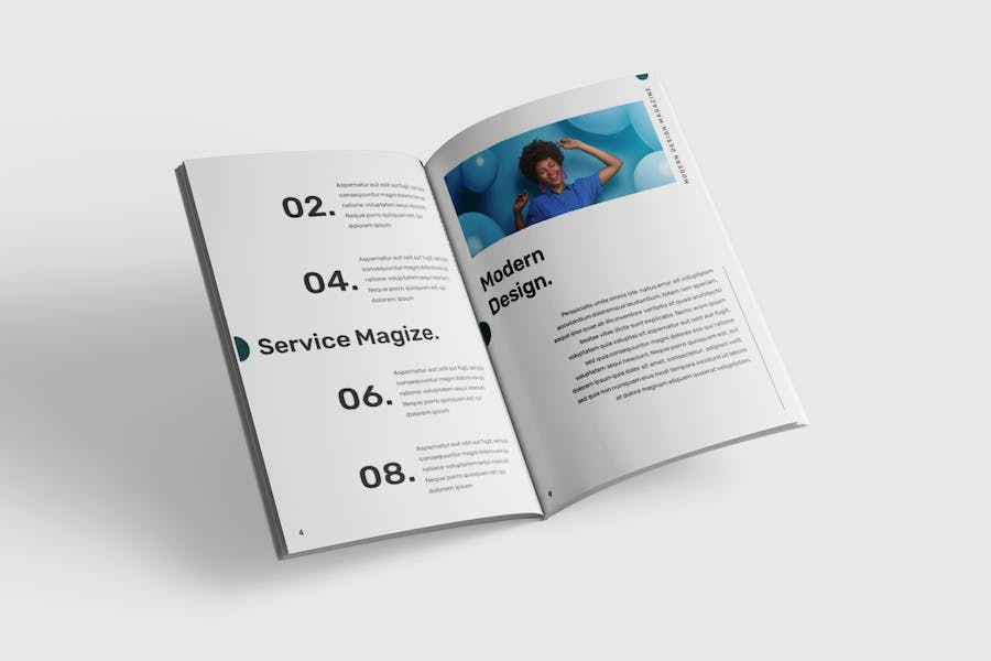 时尚杂志风格展示Keynote模板 - 顶尖PPT