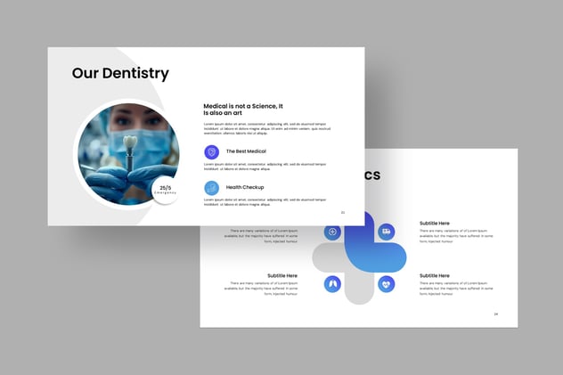 医学研究报告医疗机构介绍项目汇报keynote模板 - 顶尖PPT