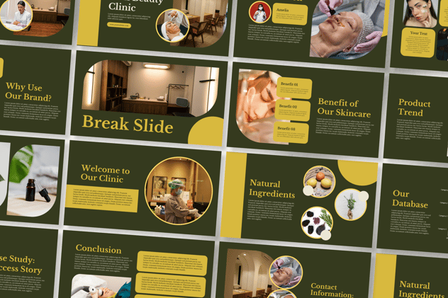 皮肤美容诊所PPT模板 - 顶尖PPT