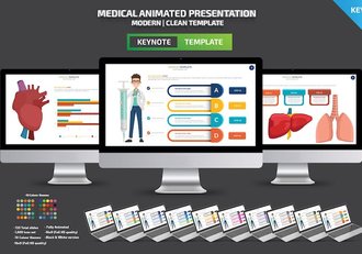 医疗动态诊疗健康服务专业推介医学知识传播Keynote模板 - 顶尖PPT