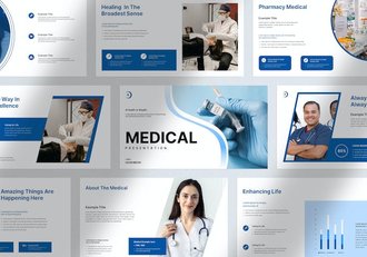 医疗诊疗展示演示方案PPT模板 - 顶尖PPT