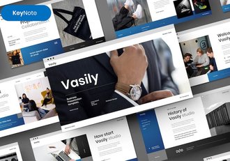 商业合作品牌宣传年计划总结商务keynote模板 - 顶尖PPT