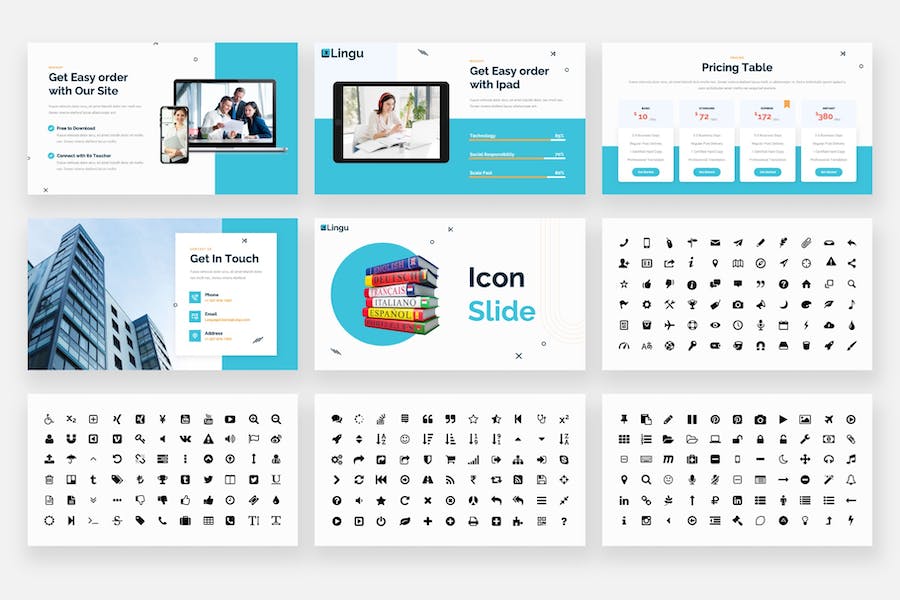 翻译服务机构公司介绍keynote模板 - 顶尖PPT