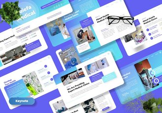 医疗健康保健服务推广Keynote模板 - 顶尖PPT