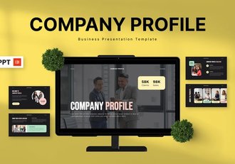 公司简介商业PPT模板 - 顶尖PPT