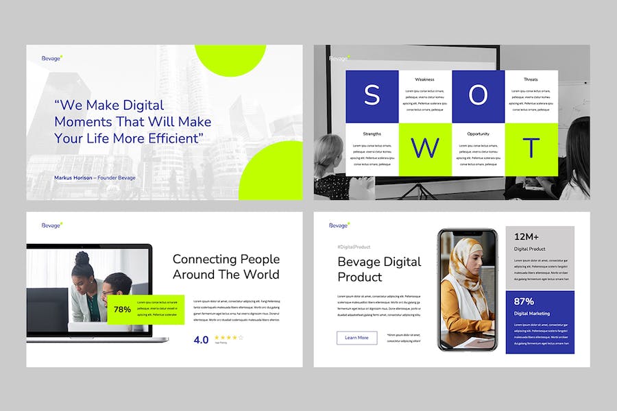 商务市场营销keynote模板 - 顶尖PPT