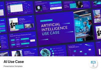 人工智能应用案例融资计划书Keynote模板 - 顶尖PPT