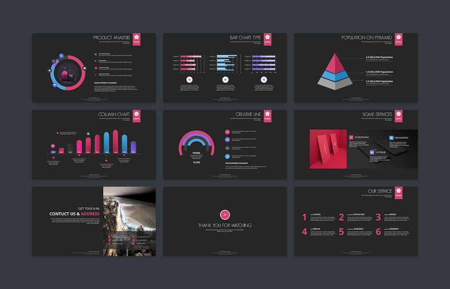 创意商业合作年计划总结汇报通用keynote模板 - 顶尖PPT