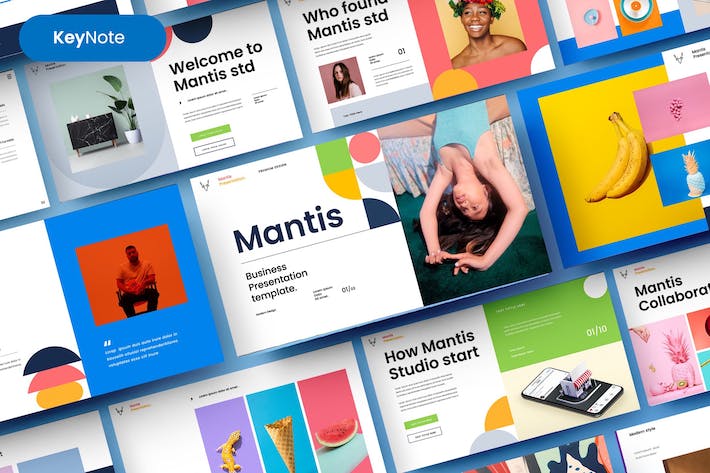 创意商务企业营销推广Keynote模板 - 顶尖PPT