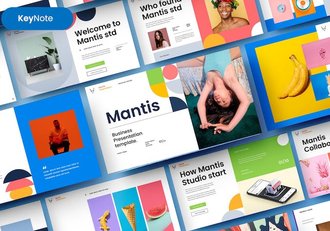 创意商务企业营销推广Keynote模板 - 顶尖PPT