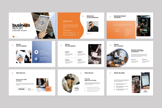 商业业务工作总结报告Keynote模板 - 顶尖PPT