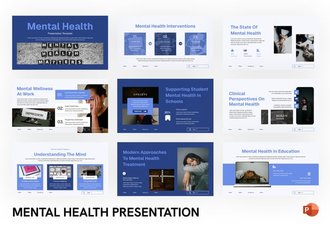 心理健康医学医疗PPT模板 - 顶尖PPT