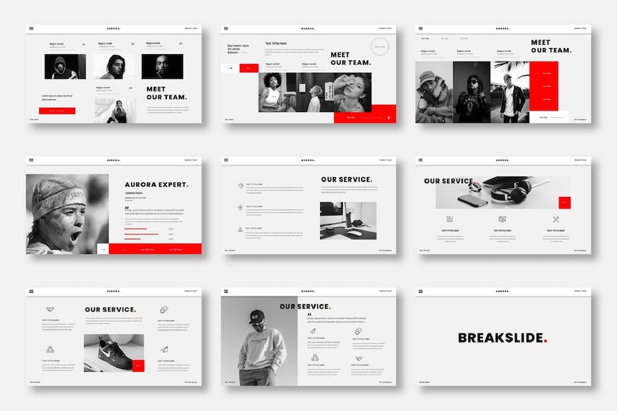 商务企业品牌宣传方案Keynote模板 - 顶尖PPT
