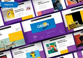 商务品牌推广营销演讲Keynote模板 - 顶尖PPT