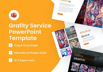 涂鸦设计讲述展示创意推广PPT模板 - 顶尖PPT